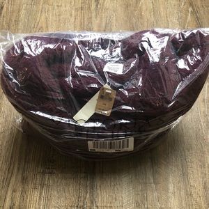 PINK Victoria’s Secret Full Zip Teddy Jacket-Color Merlot- Size Large